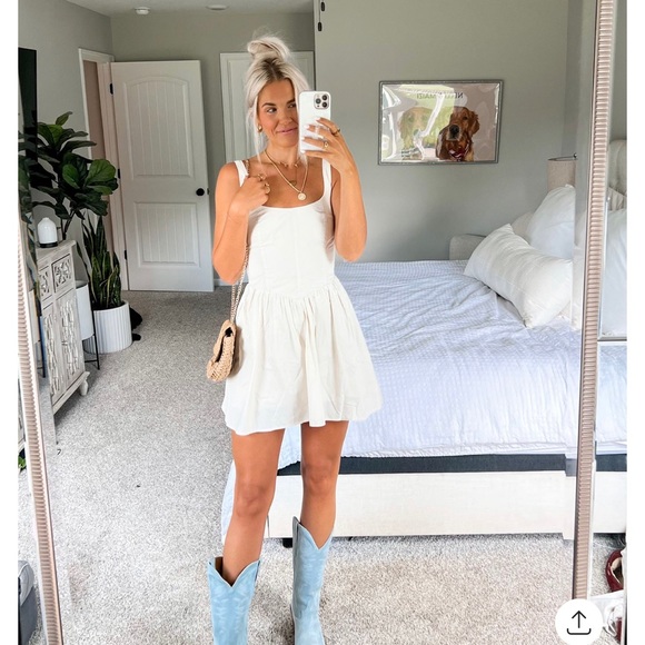 Abercrombie Drop Waist Romper PETITE SIZES NWT - Picture 6 of 8